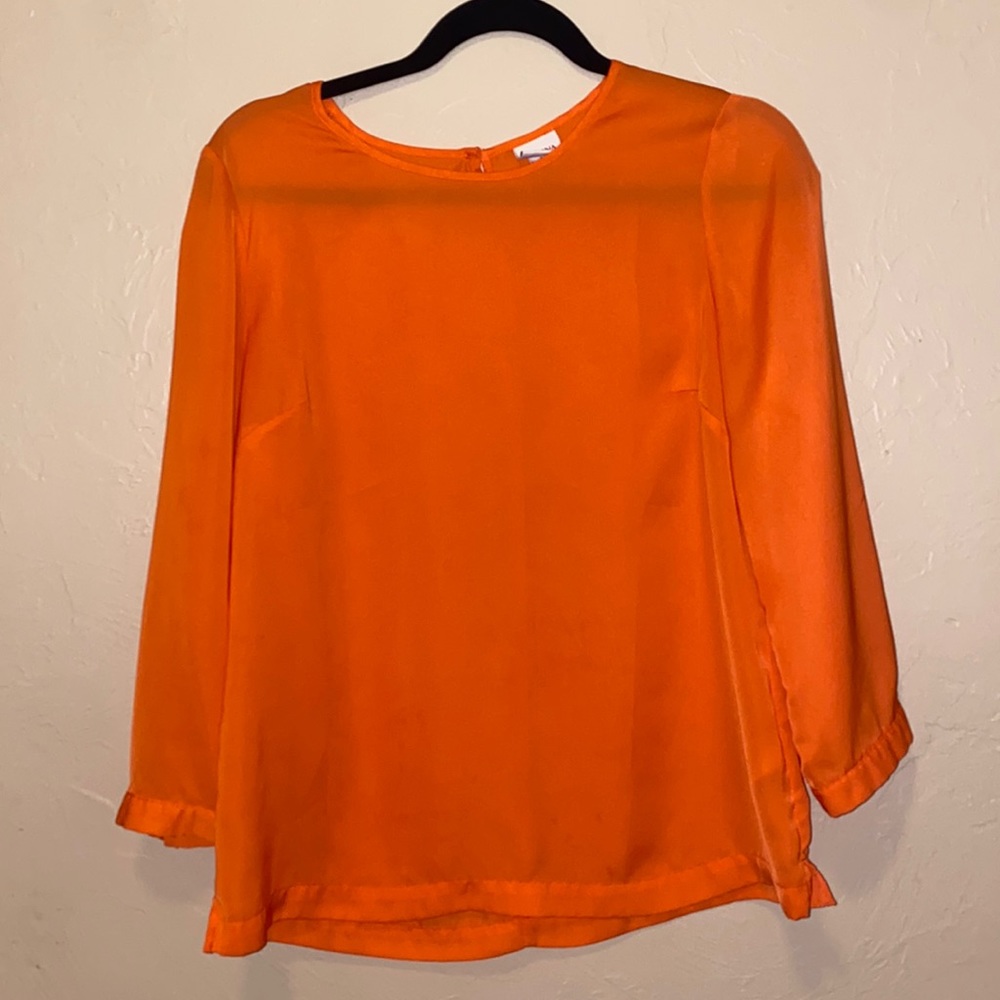 Merona Orange Blouse